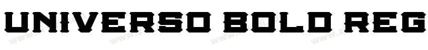 Universo Bold Regula字体转换